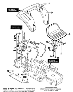 Part Location Diagram of 308665-884 Murray Console